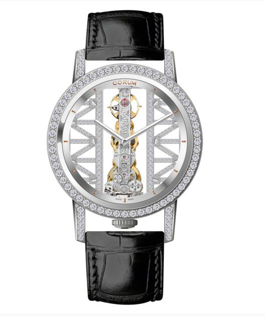 Cheap Corum Golden Bridge Round 43 B113/03043 - 113.901.69/OF01 GG69G watch for sale